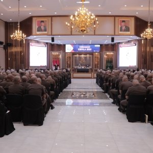 Deputi Hukum dan Kerja Sama BNN RI Berikan Kuliah Umum P4GN Bagi Calon Jaksa — foto 6