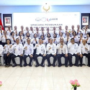 BUKA PELATIHAN DASAR CPNS, SESTAMA TERANGKAN VISI DAN MISI KELEMBAGAAN BNN — foto 7