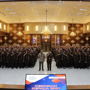 Deputi Hukum dan Kerja Sama BNN RI Berikan Kuliah Umum P4GN Bagi Calon Jaksa