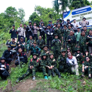 OPERASI PERTAMA DI TAHUN 2025, BNN MUSNAHKAN 12 TON GANJA DI ACEH BESAR — foto 12