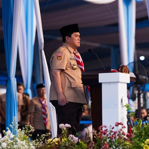 SEMARAKKAN HARI PRAMUKA KE-65, BNN HADIRI PEMBUKAAN JAMNAS XII — foto 3