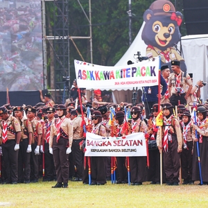 SEMARAKKAN HARI PRAMUKA KE-65, BNN HADIRI PEMBUKAAN JAMNAS XII — foto 4