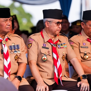 SEMARAKKAN HARI PRAMUKA KE-65, BNN HADIRI PEMBUKAAN JAMNAS XII — foto 9