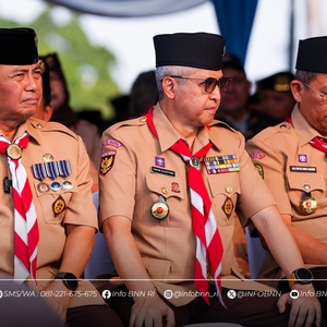 SEMARAKKAN HARI PRAMUKA KE-65, BNN HADIRI PEMBUKAAN JAMNAS XII — foto 10