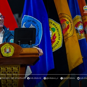 BNN AJAK 4.800 MAHASISWA BARU UPNVJ BELA NEGARA DARI KEJAHATAN NARKOTIKA — foto 10