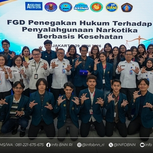 Kunjungi BNN RI, BMCC FH Universitas Brawijaya Pelajari Dinamika Penegakan Hukum dan Rehabilitasi Narkotika — foto 10